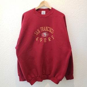 Vintage 1990s Logo 7 NFL San Francisco 49ers Sweatshirt Men's sz XL Made in USA